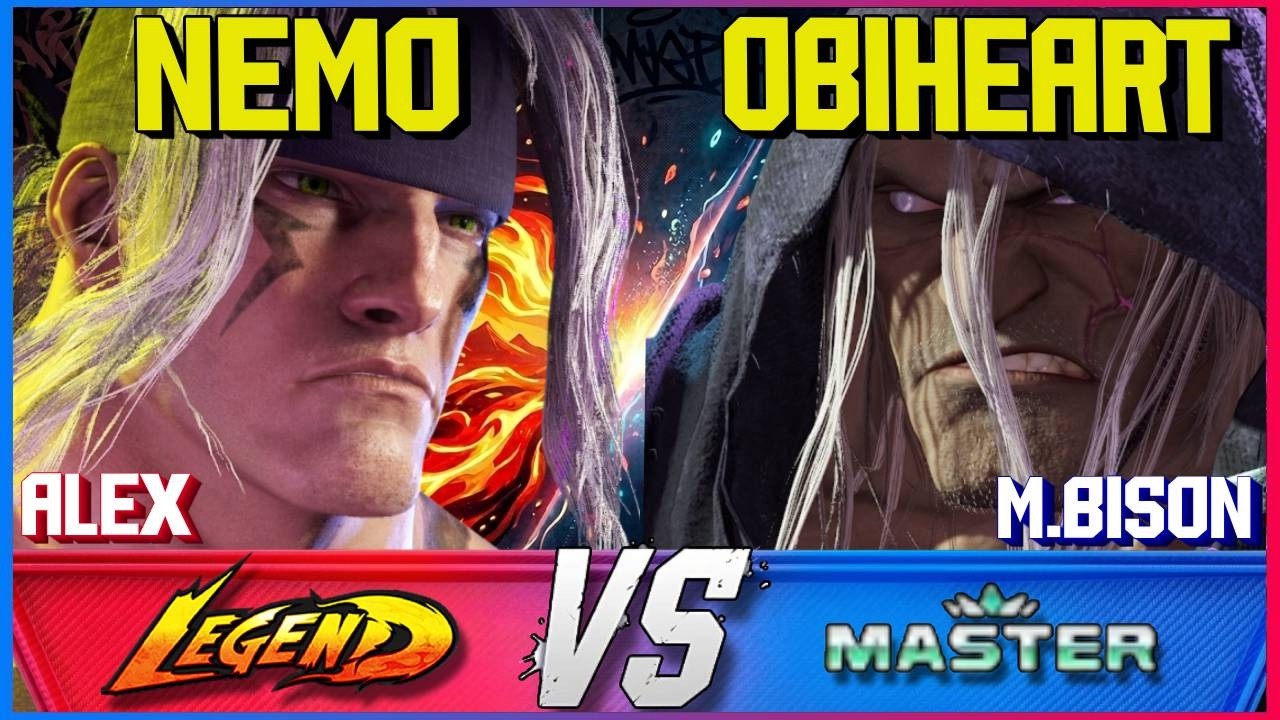 Nemo (Alex) vs ObiHeart (M. Bison) 🔥 INSANE Combo Match SF6