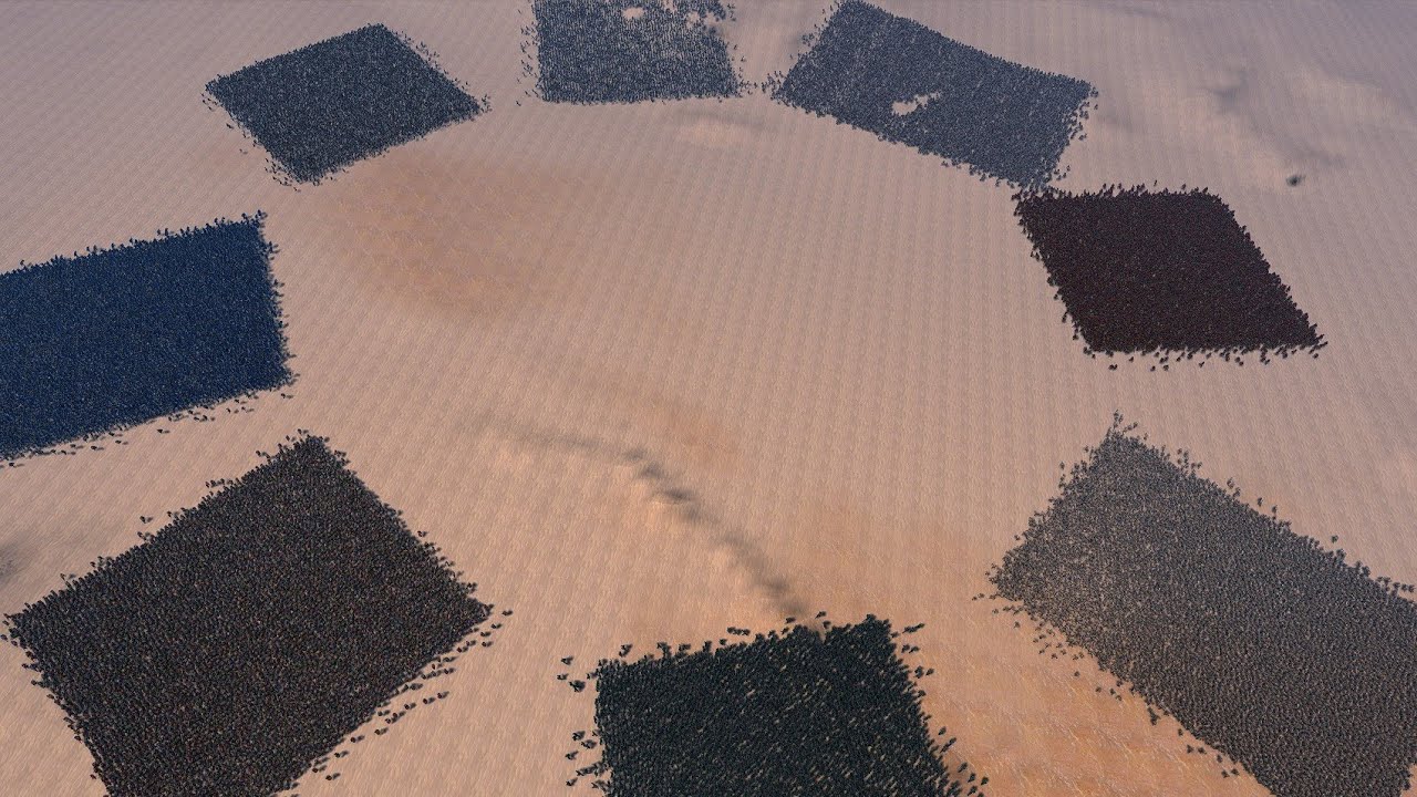 8 ARMIES | 5000 SOLDIERS EACH FREE FOR ALL - Ultimate Epic Battle Simulator