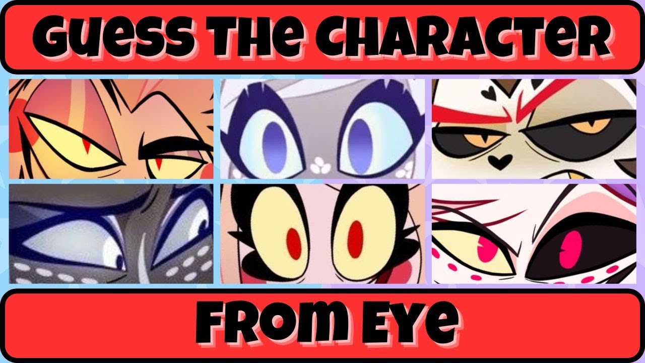 🔮Guess The Hazbin Hotel Character From Eye 👁️ Trivia Quiz