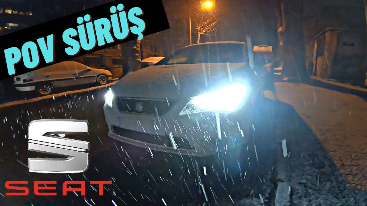 LEON GECE VLOG | SEAT LEON İLE KARDA POV SÜRÜŞ !