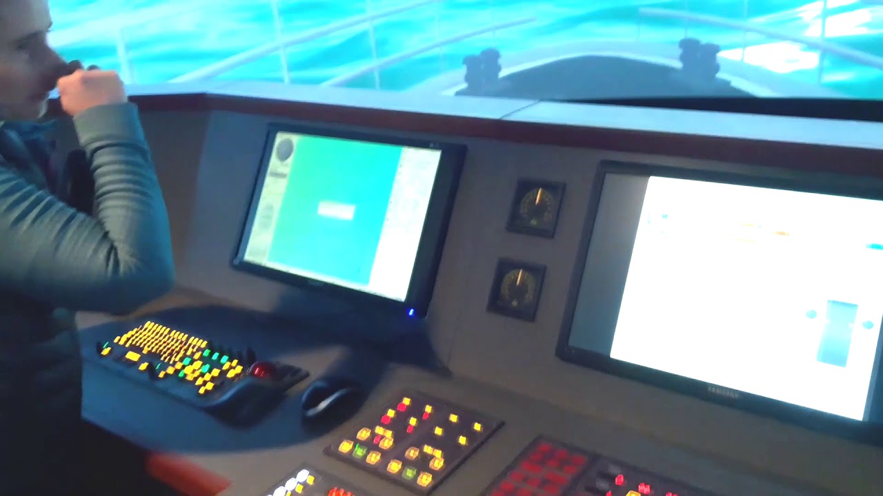 Journée portes ouvertes ENSM Nantes 2021 : simulateur de navigation