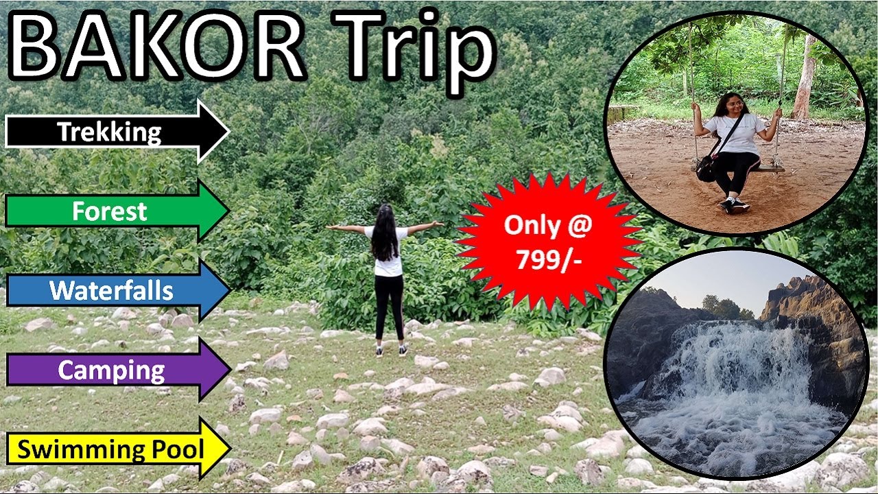 BAKOR Nature & Adventure #trekking Camp | #hidden #waterfall  | 1 Day #trip Near Ahmedabad Gujarat