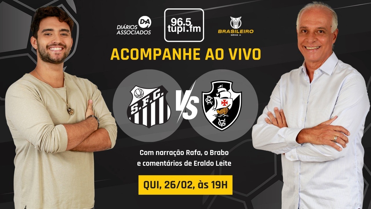 AO VIVO: SANTOS 1 X 0 VASCO | CAMPEONATO BRASILEIRO | 4ª RODADA