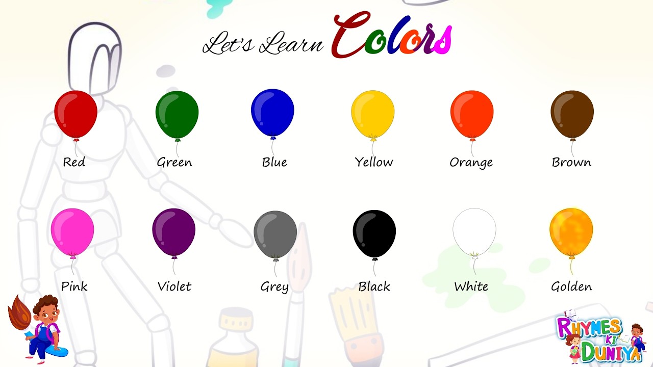 Learn Colors For Kids | What Color Is It? | Educational Video For Babies & Toddlers To Learn Colors