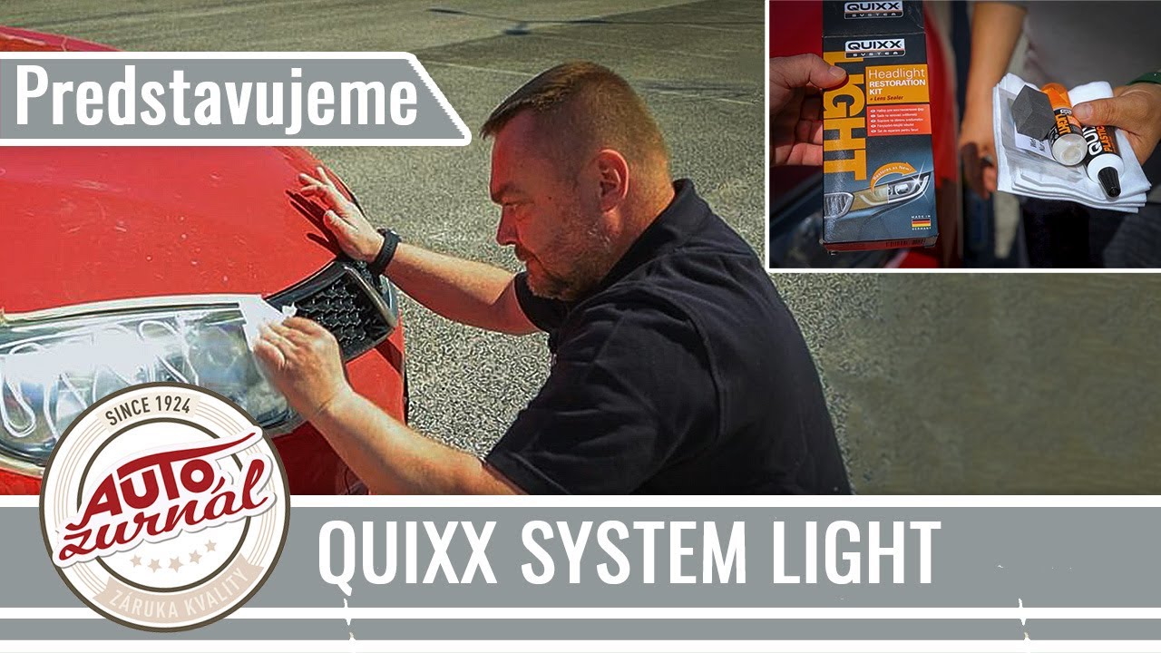 Ako použiť sadu na renováciu svetlometov Quixx System