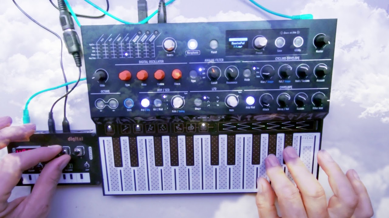 MIND CLOUD: Ambient Jam on NTS-1 & MicroFreak (in 2 parts, 2nd at 11:50) synthisolation, quarantune