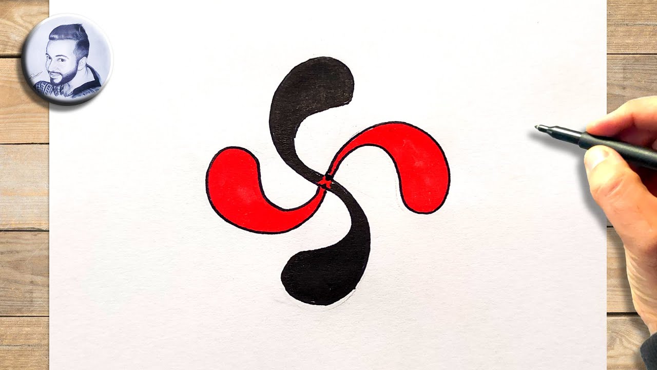 Comment dessiner croix basque facile