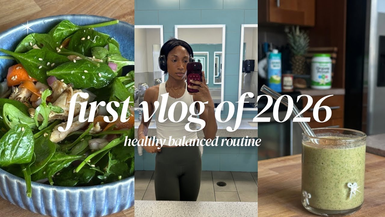 Sunday Vlog: First vlog 2026 (back to routine, healthy meals, grocery haul & movement)