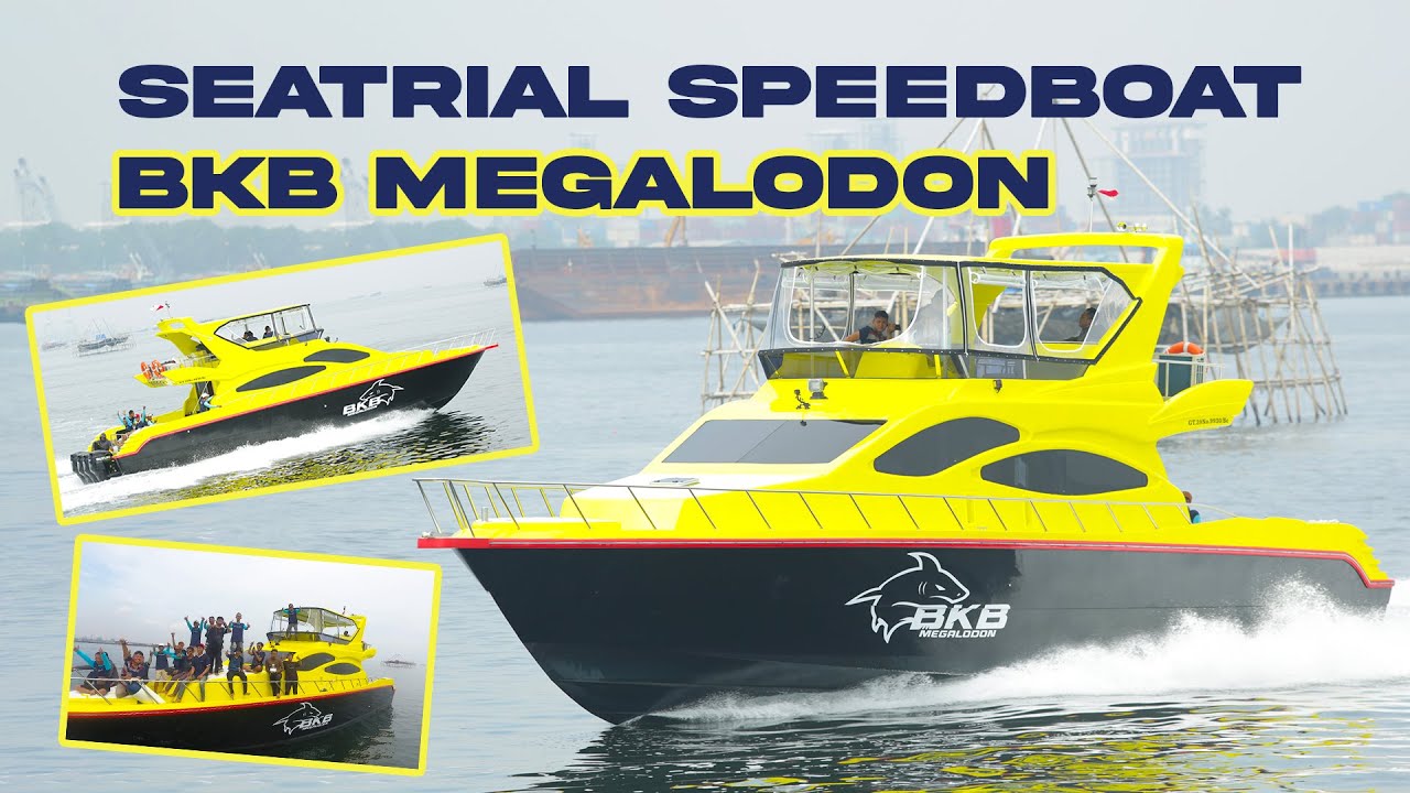 SEATRIAL FISHING BOAT SEMI YACHT BKB MEGALODON | PRODUKSI SHAN MARINE INDONESIA