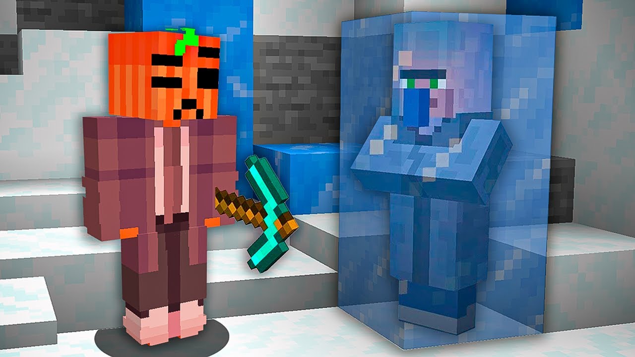 Encontré un Aldeano CONGELADO en Minecraft!