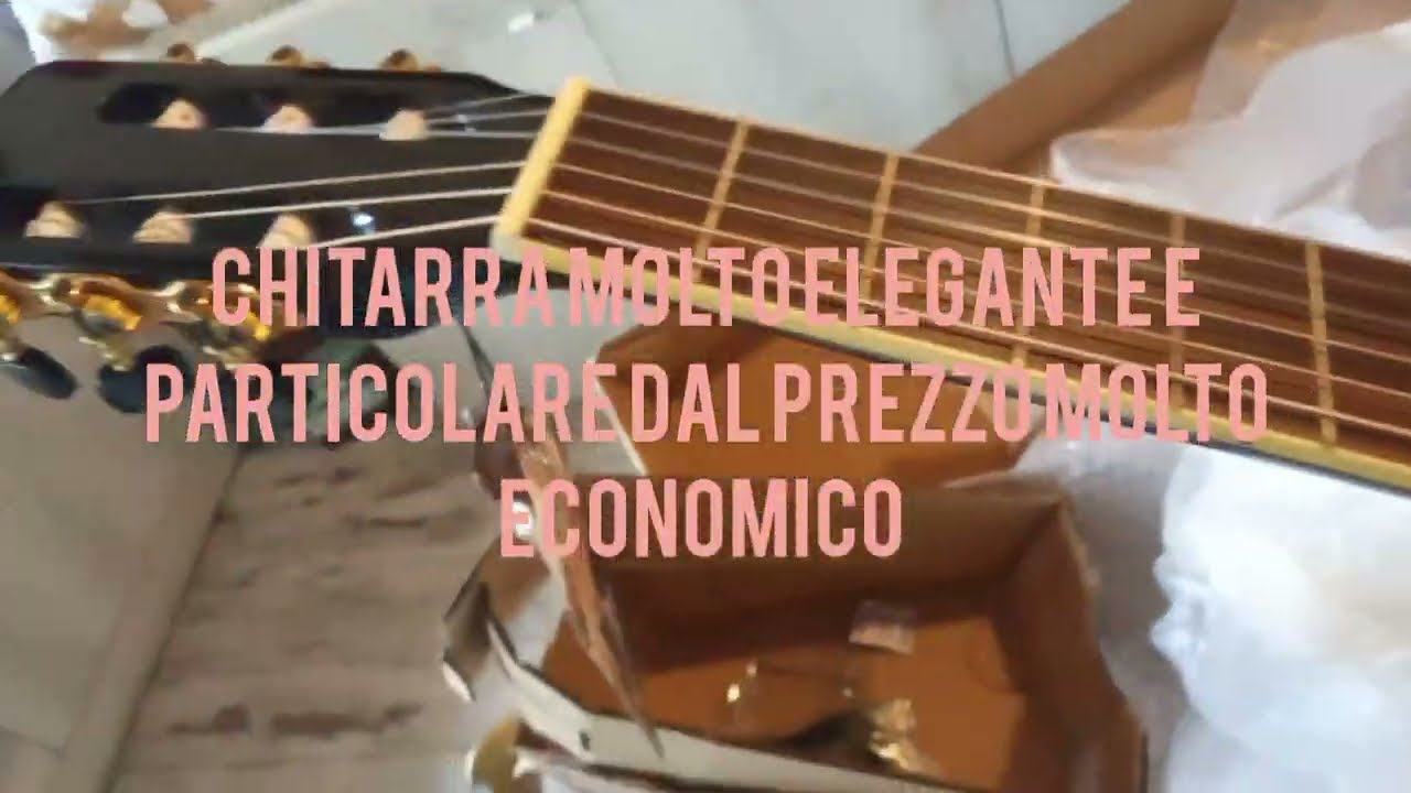 unboxing Chitarra Classica Elettrificata EKO NXT NYLON CW EQ Natural spalla mancante