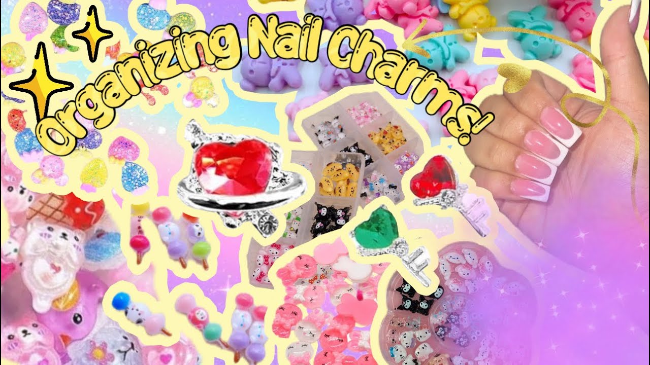 Kawaii Japanese style nail supplies cute nail charms kawaii haul nail haul