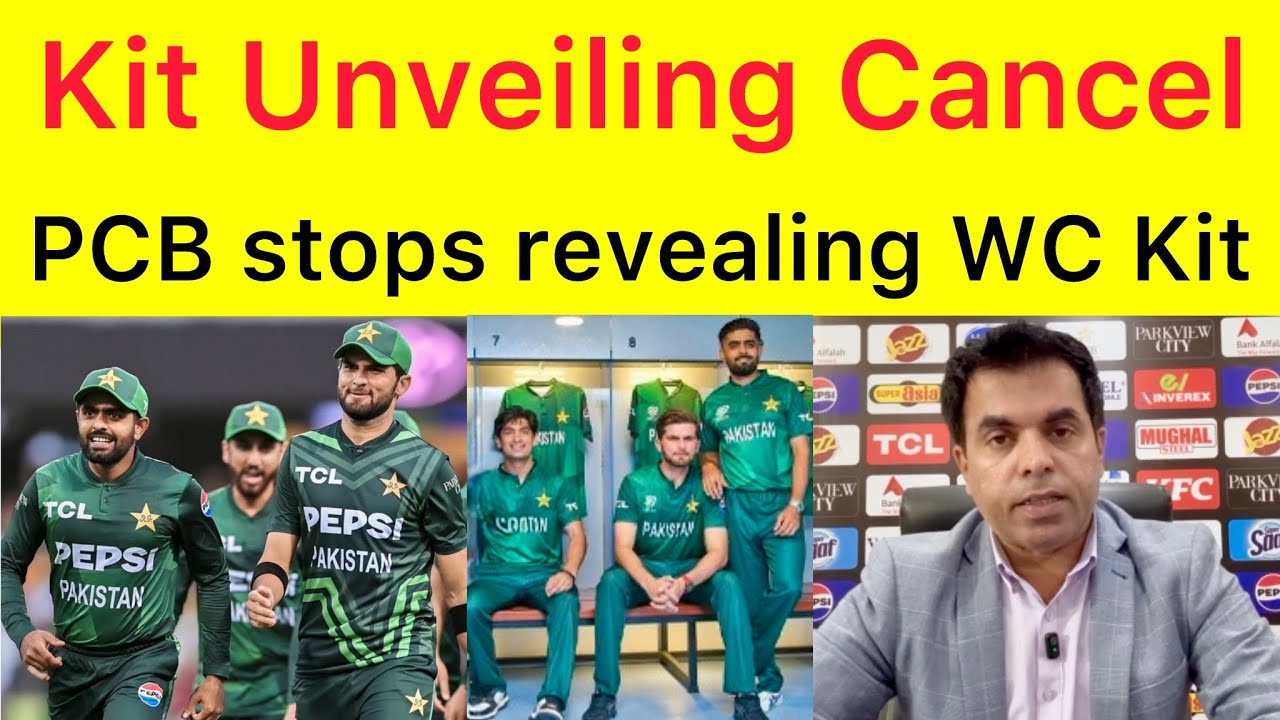 BIG BREAKING 🛑 Pakistan postponed WC kit Unveiling ceremony | Govt Of Pakistan still not allowed 