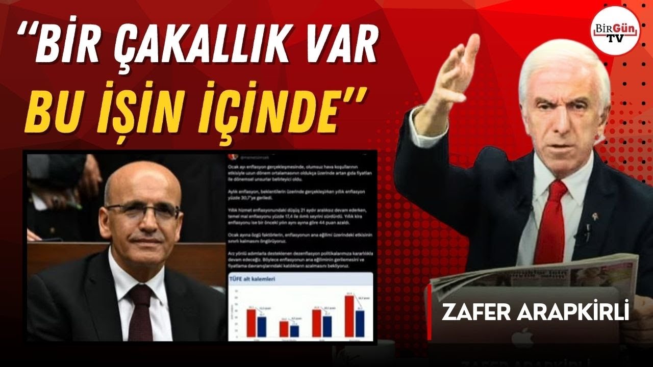 Mehmet Şimşek'in enflasyonunda hava koşulları detayı: Zafer Arapkirli isyan etti: Çakallık!