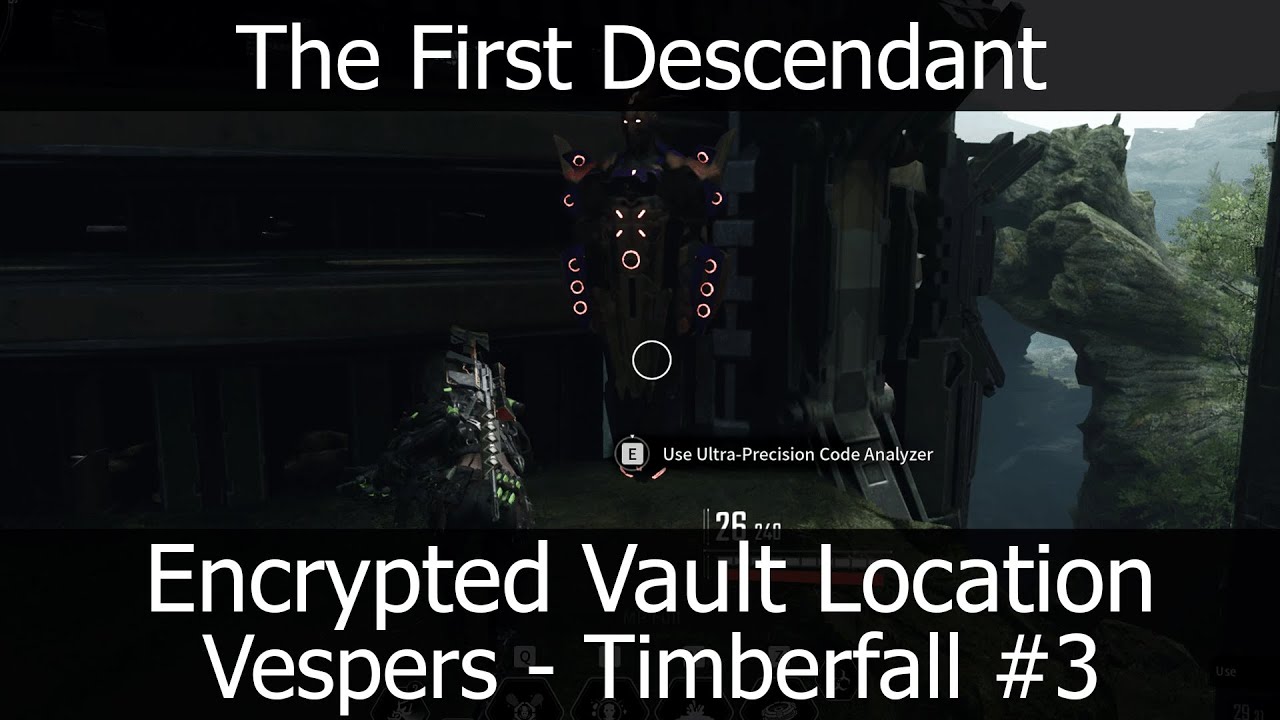 The First Descendant Encrypted Vault Location - Vespers - Timberfall #3