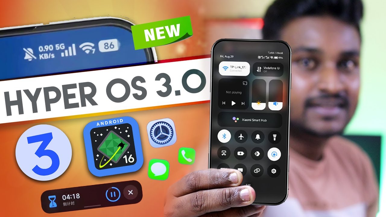 Hyper OS 3.0😍 Android 16 🔥New Features & Changes!