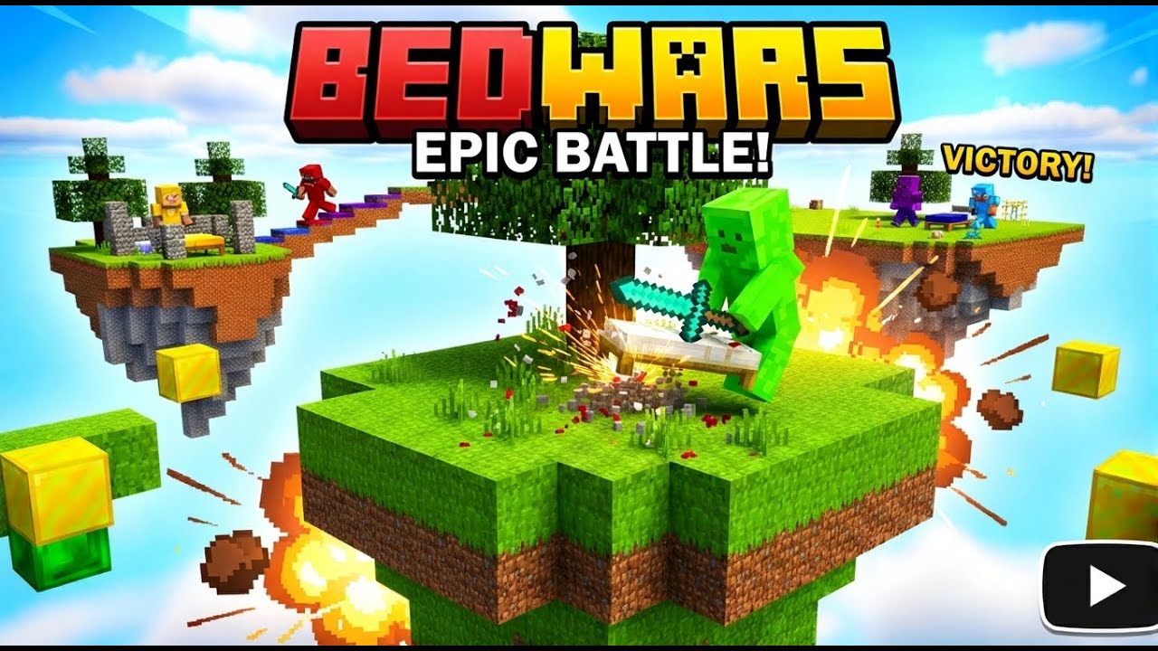 DESTROYING IN BEDWARS with @holler.minecraft