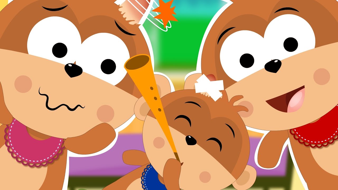 Five Little Monkeys Jumping On The Bed | Five Little Monkeys | Poem For Children