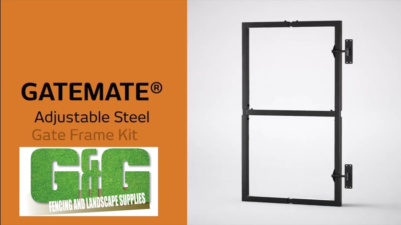 Build a Strong Garden Gate! 🔨 How to Install the GateMate Adjustable Steel Gate Frame Kit