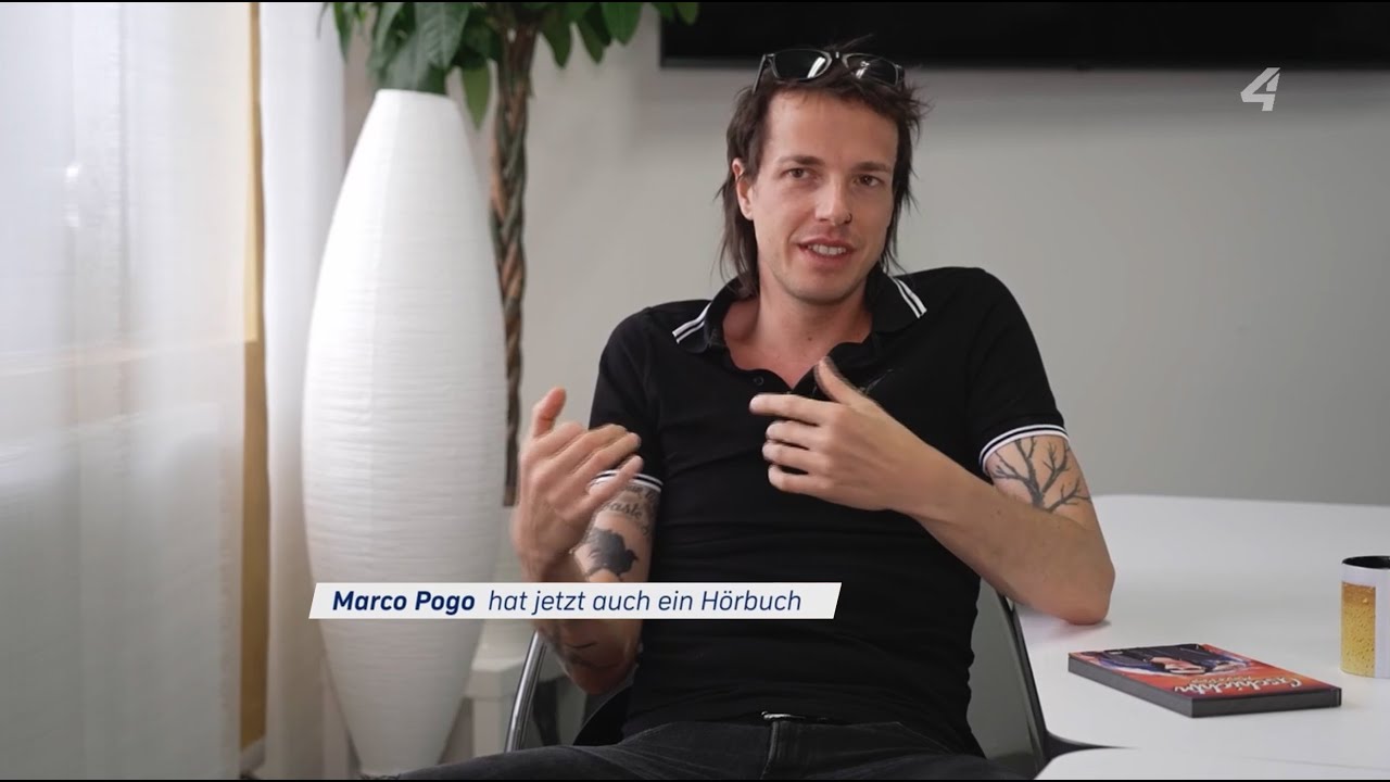Marco Pogo & sein Hörbuch bei Puls 4