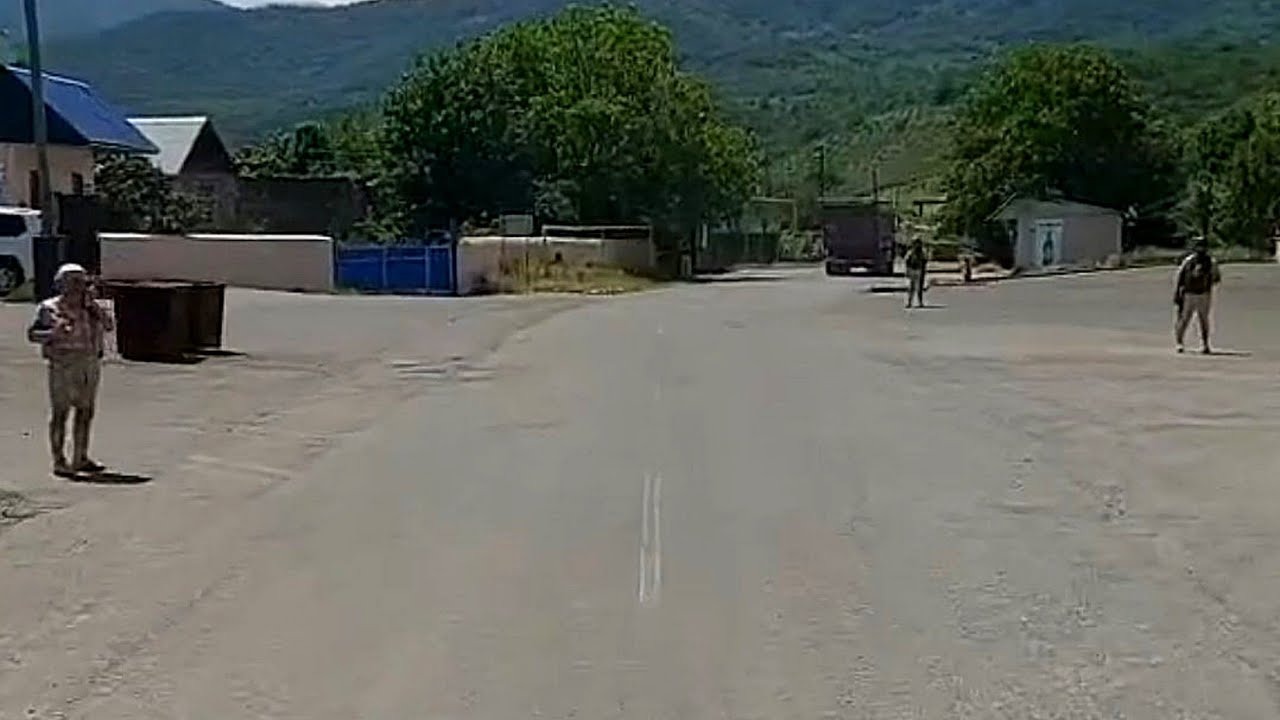 Ağdərə Kəlbəcər yolu Ağdərədən keçən hissəsindən və ermənilərin sıx yaşadığı ərazidən video görüntü