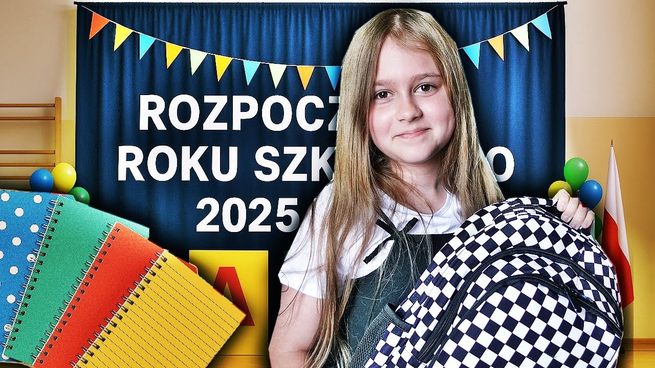 ROZPOCZĘCIE ROKU SZKOLNEGO OLIWII 💜 WYBIERAMY ZESZYTY DO 4 KLASY