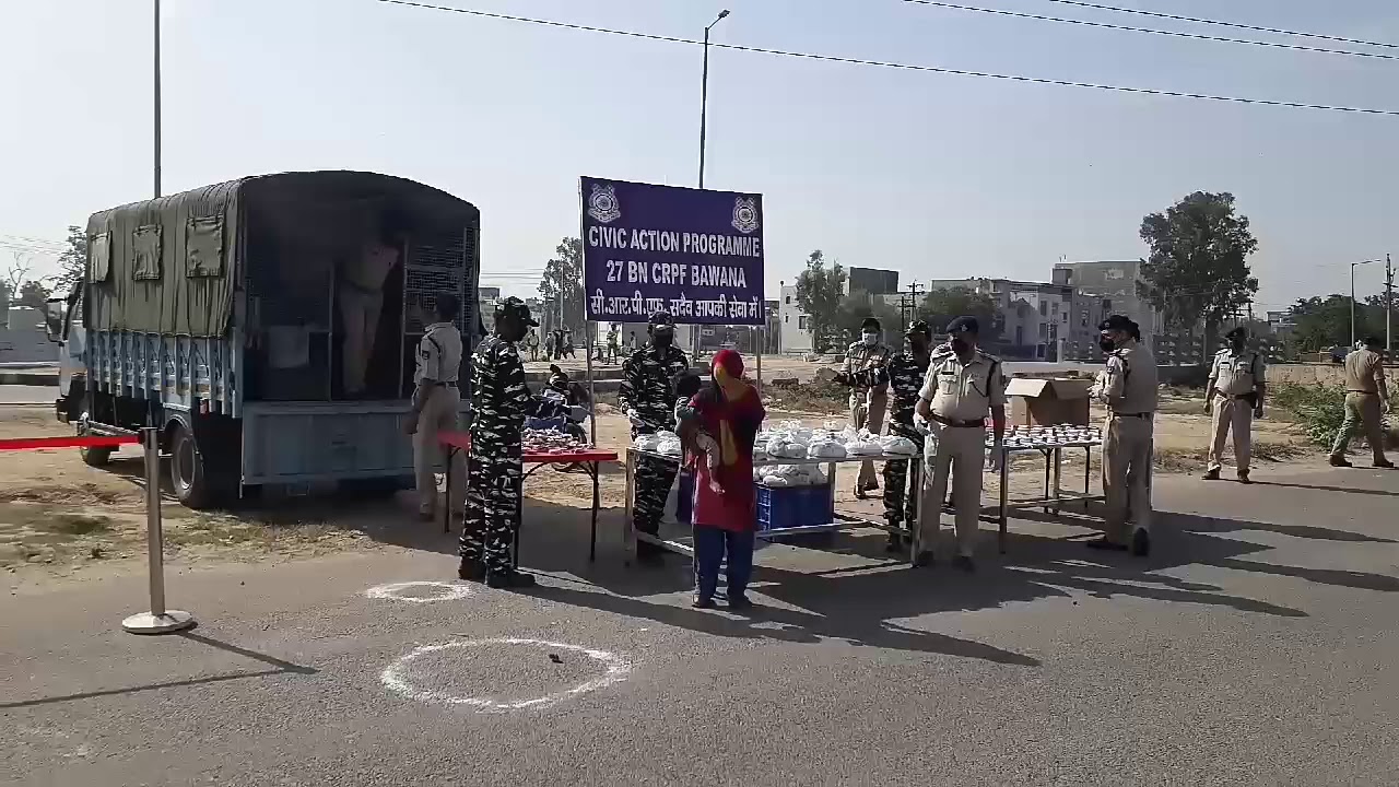#Civic Action Programme by CRPF 27BN NEW DELHI#coronaindia#covid19