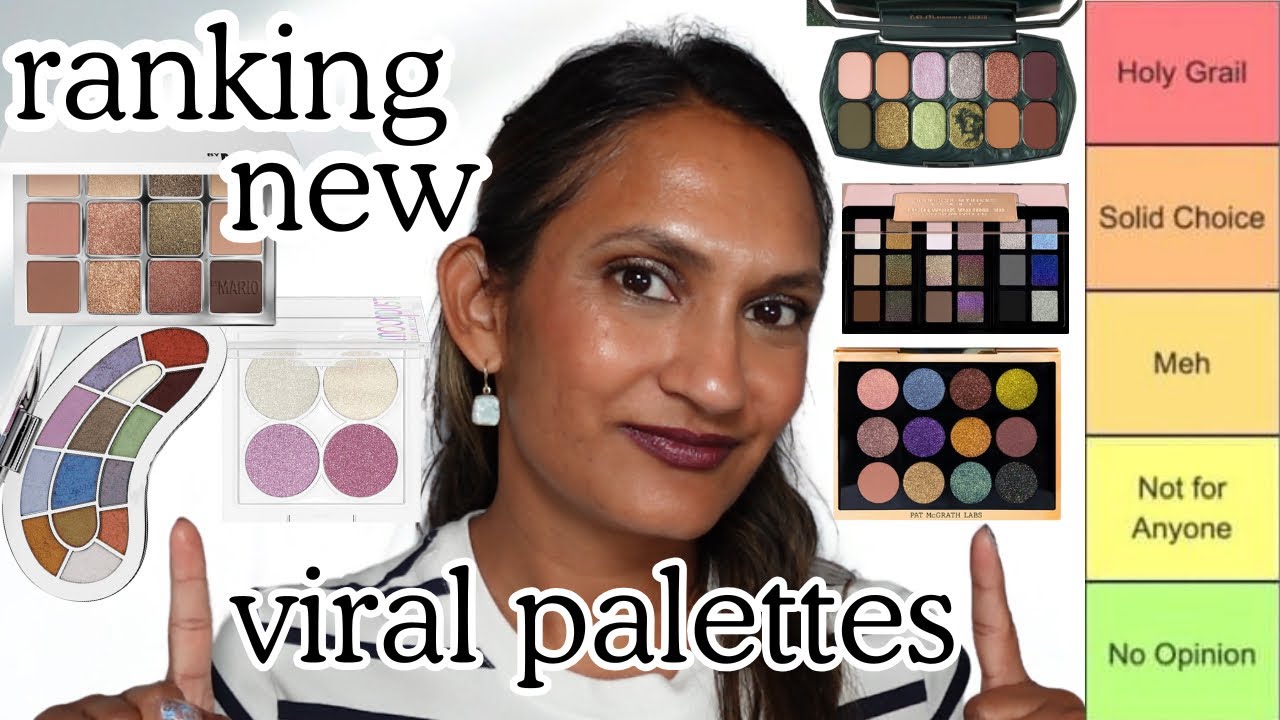 Ranking new viral eyeshadow palettes! Detailed thoughts, swatches, looks!