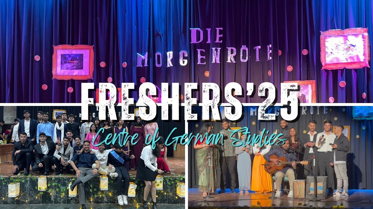 Freshers party of JNU’s German Centre🥳 🎉|| How was it?? || Fun, friends and memories || #jnu