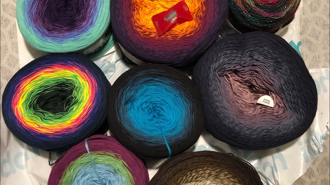 Hobbii yarn delivery & yarn review/reactions! Black Friday order! Unboxing yarn