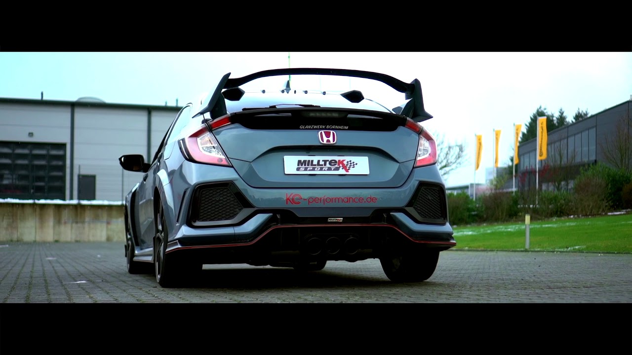 FK8 Honda Civic Type R - Milltek Sport Cat-back Comparison