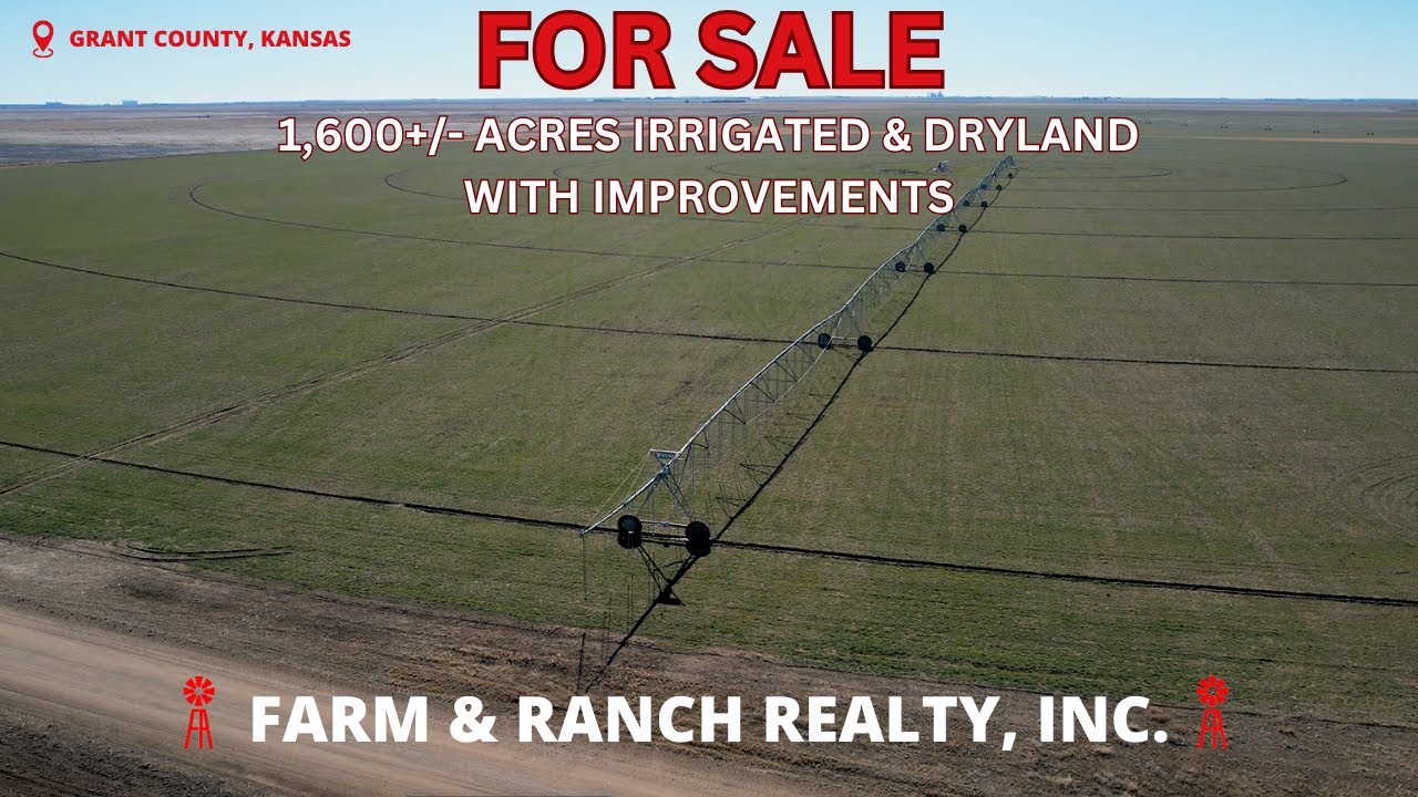 1,600+/- Acres Irrigated & Dryland FOR SALE, Grant County, Kansas