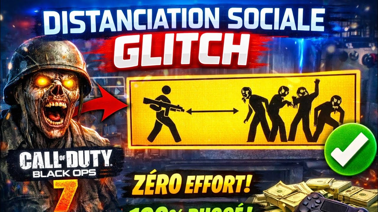Distanciation sociale glitch Black ops 7 DARK OPS MODE GLITCH 😜 ( ASTUCE POUR FEIGNANT ) 
