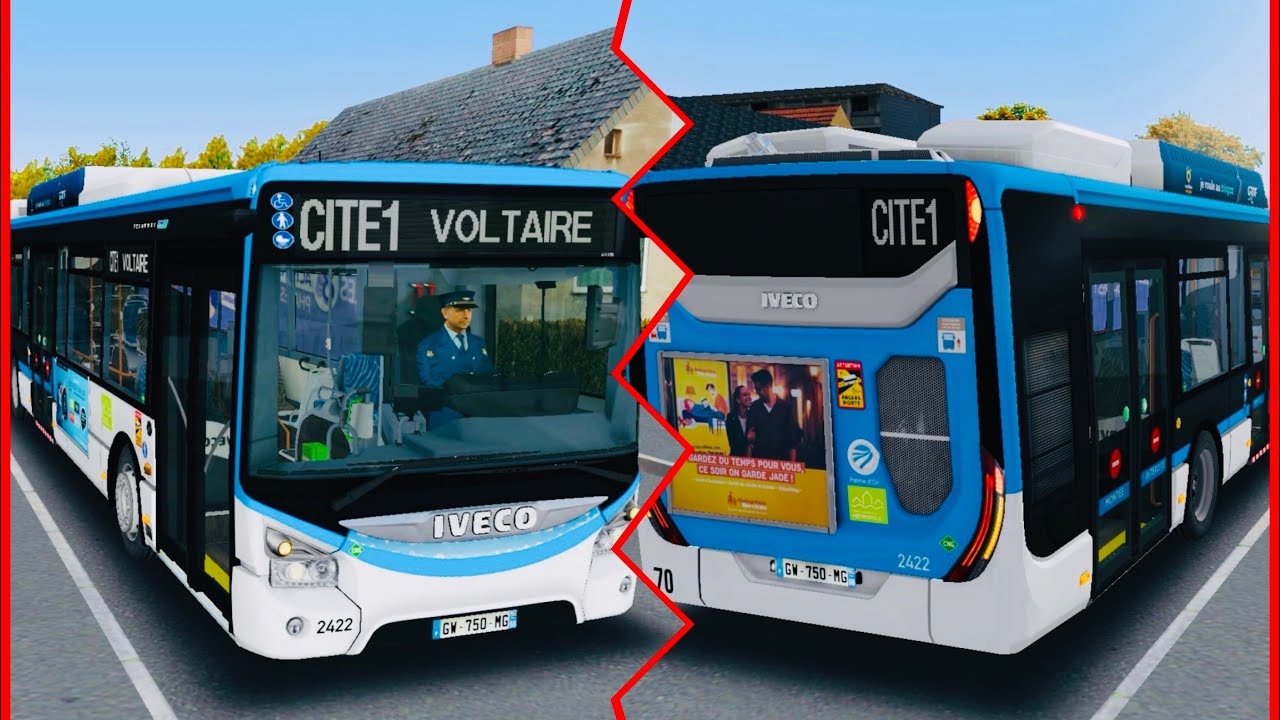 OMSI 2 - Ligne Cité1 en Iveco Urbanway GNV Mild Hybrid Cursor 9 - Horizon 16