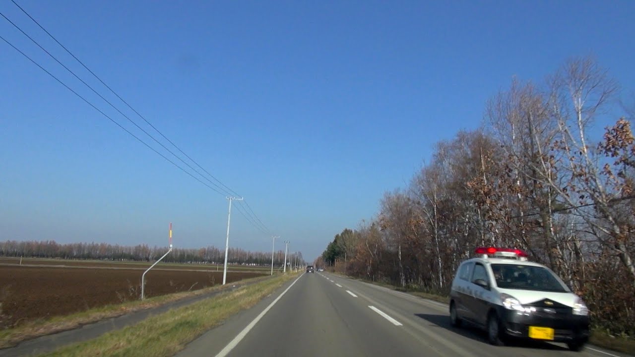 北海道 帯広ドライブ 車載動画 2013/11/16