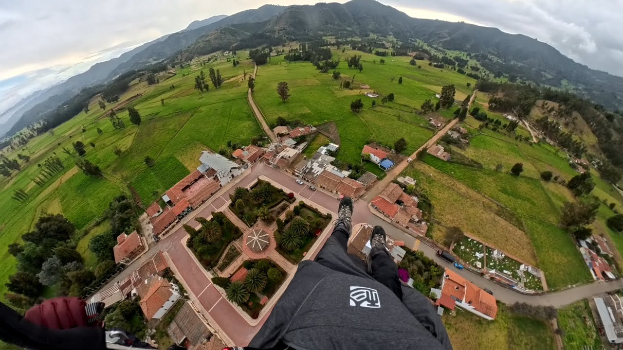 Volando parapente santa rosa de viterbo / tobasia / boyacá 