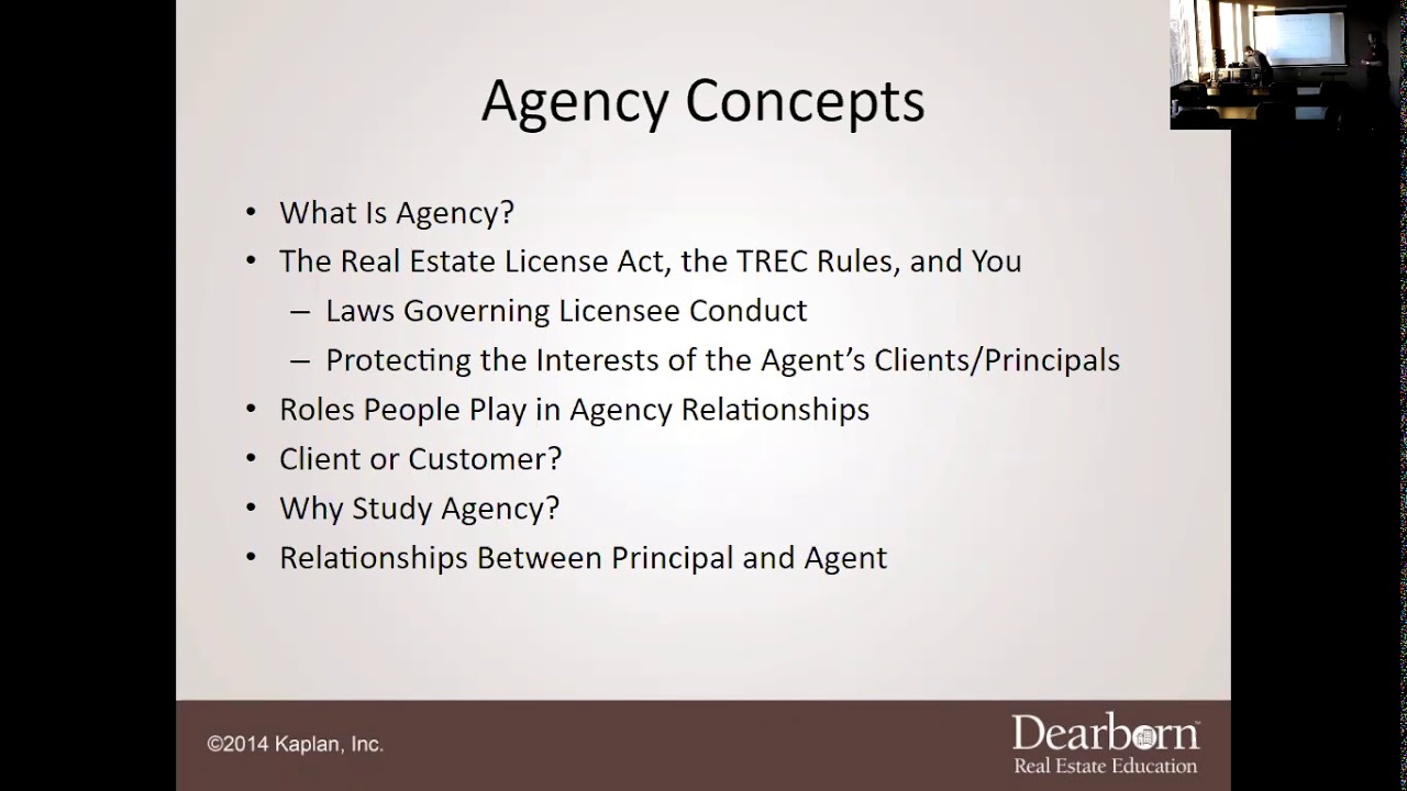 Law Of Agency - Chapter 1 Lecture