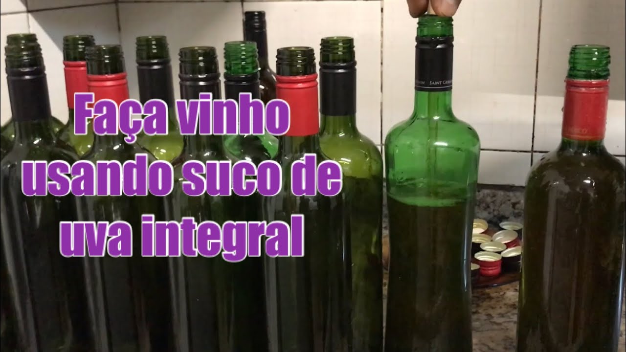 Aprenda a fazer vinho com suco de uva integral