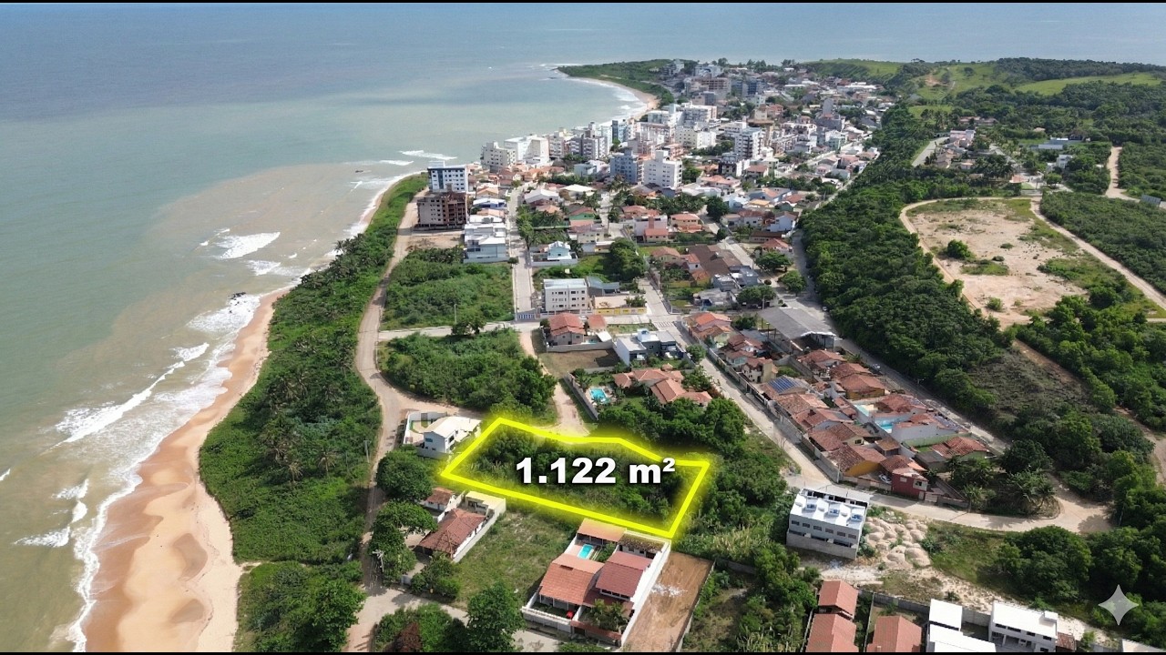 Lote 1.122m² a 50m da Praia em Castelhanos – Anchieta ES