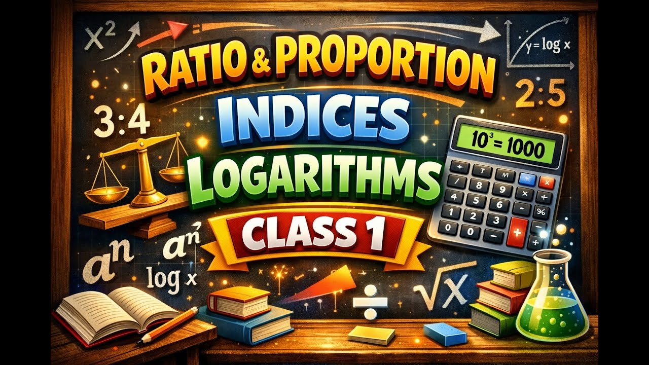 Ratio and Proportion, Indices, Logarithms | Class 1 | CA Harshvardhan Sanghi