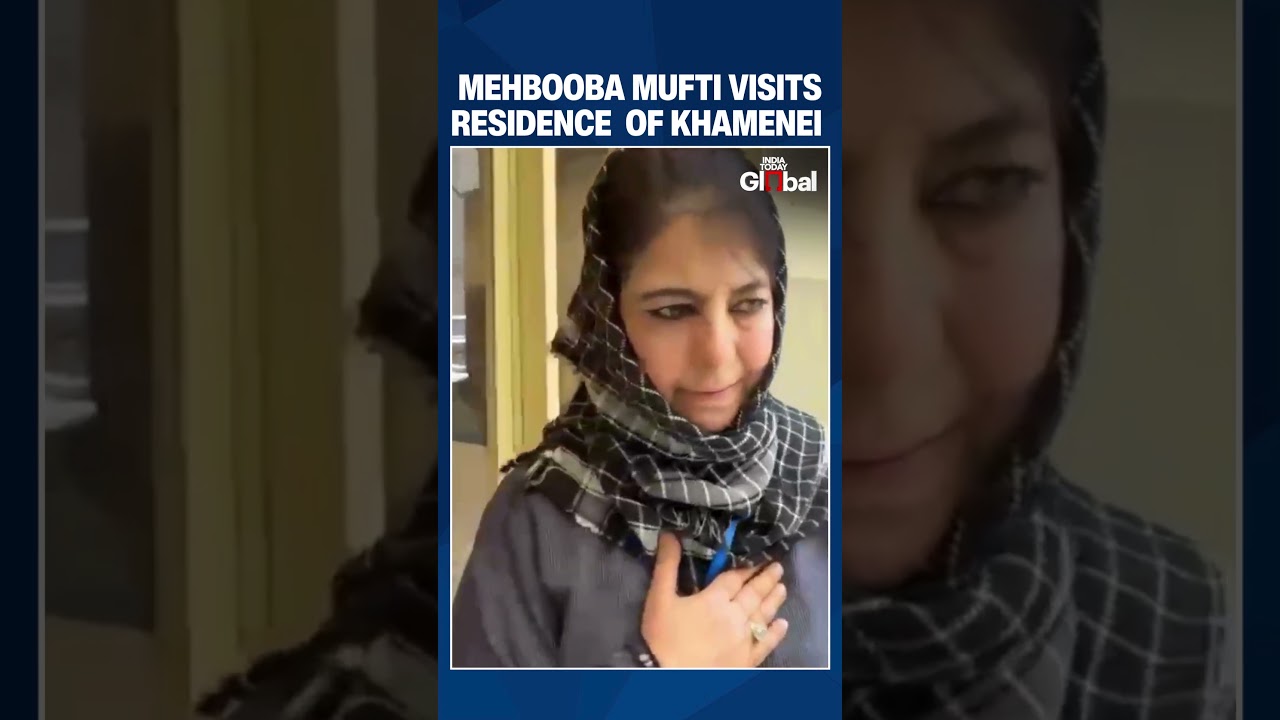 Mehbooba Mufti Visits Khamenei Residence In Tehran Amid Funeral Proceedings