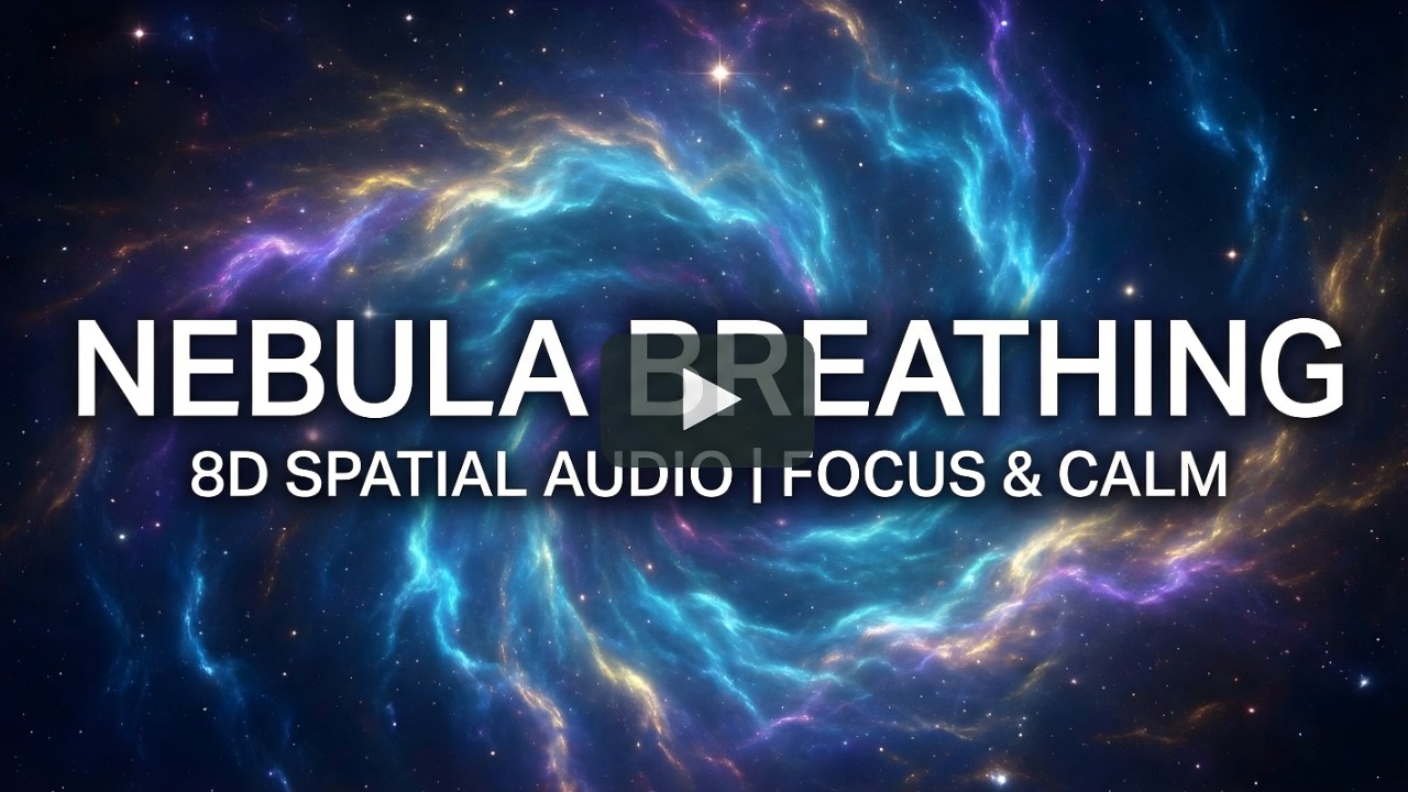 8D Spatial Audio: Nebula Breathing | Deep Focus & Anxiety Relief