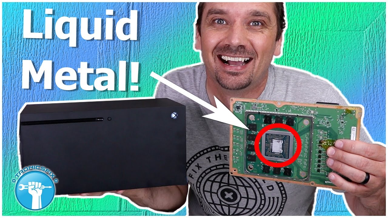 Я залил жидкий металл в свою Xbox Series X — вот что получилось!
