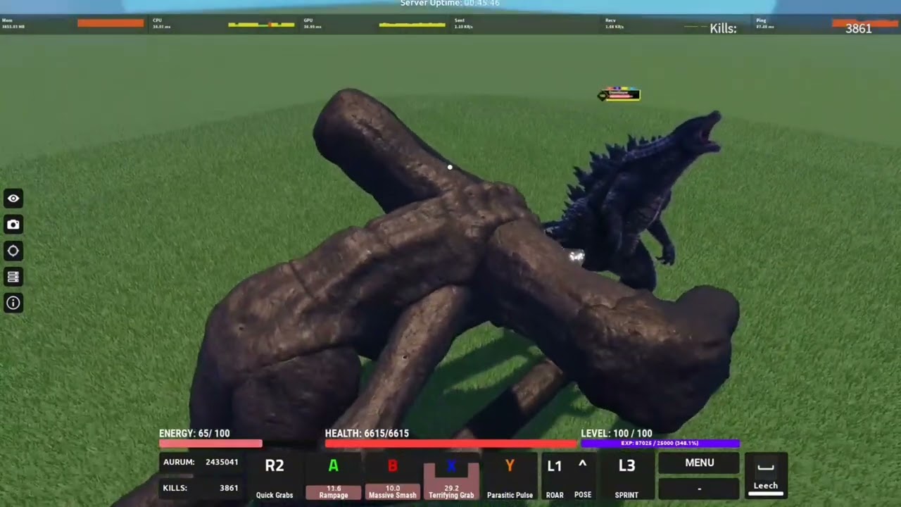 sorgon remodel in Kaiju battlegrounds