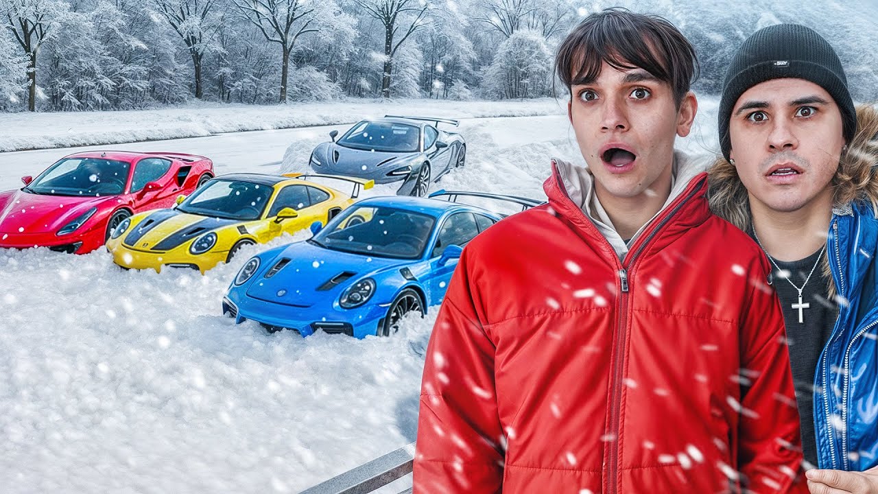 Our SUPERCAR Collection was CAUGHT in A SNOW STORM!