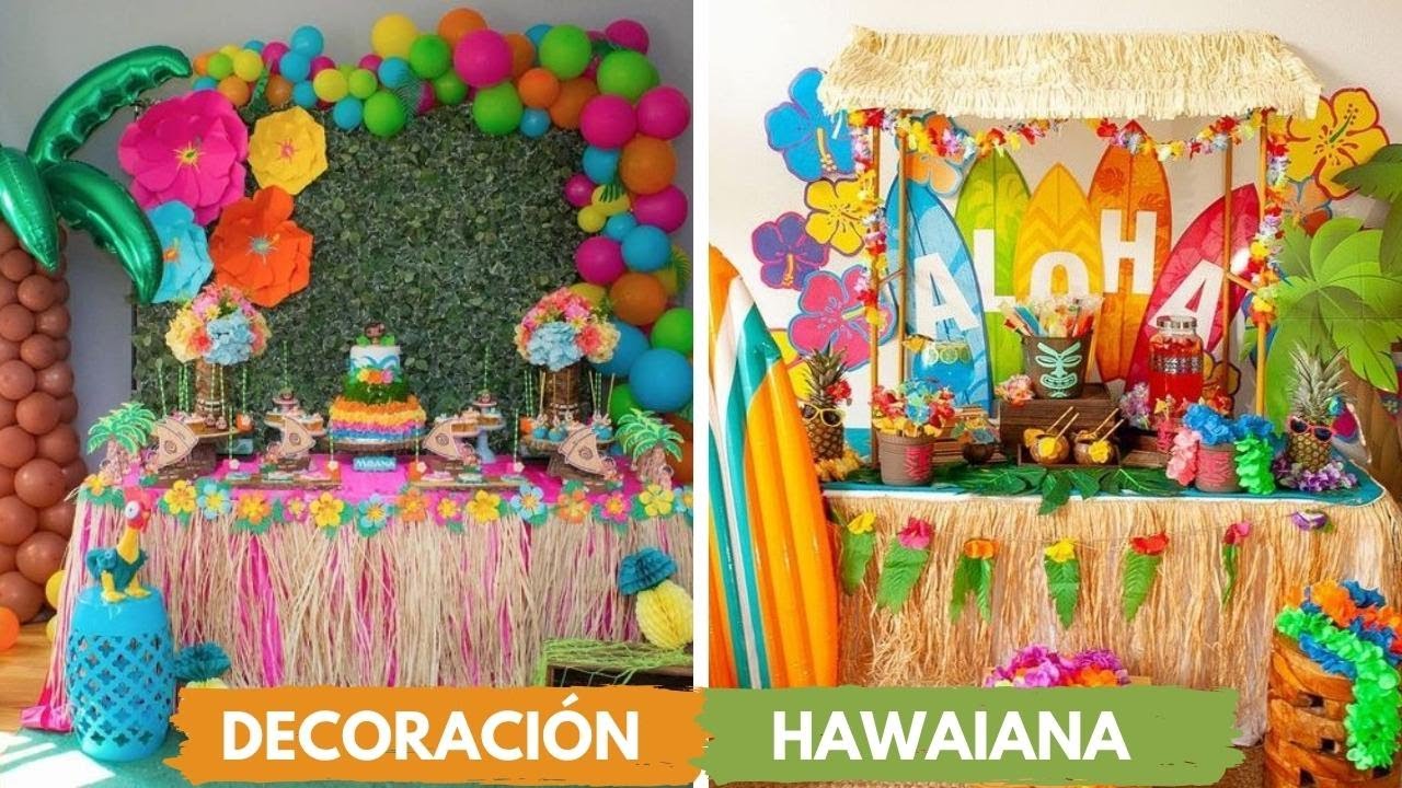 Ideas de Decoración Fiesta Hawaiana