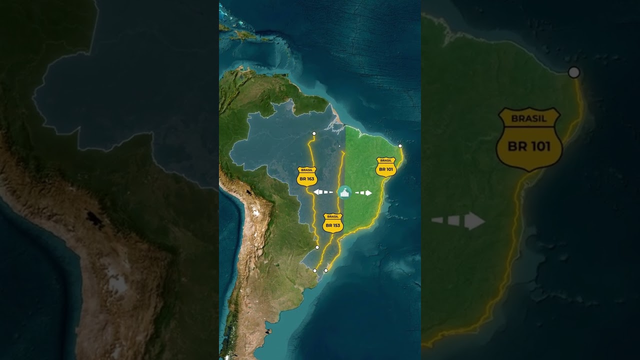 &Eacute; assim que as rodovias federais s&atilde;o nomeadas. #mapas #geografia #rodovia #brasil