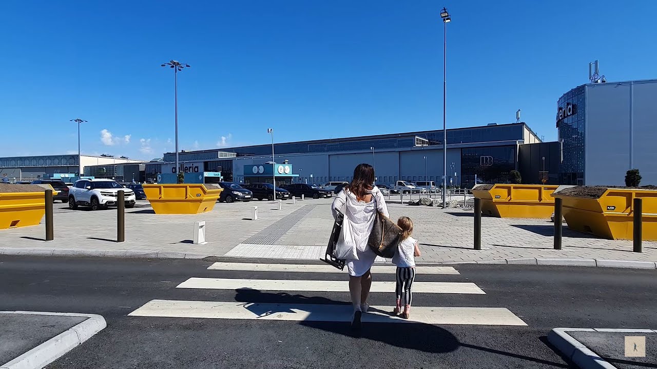 Sweden, Stockholm - Walking inside Bromma Blocks mall #107