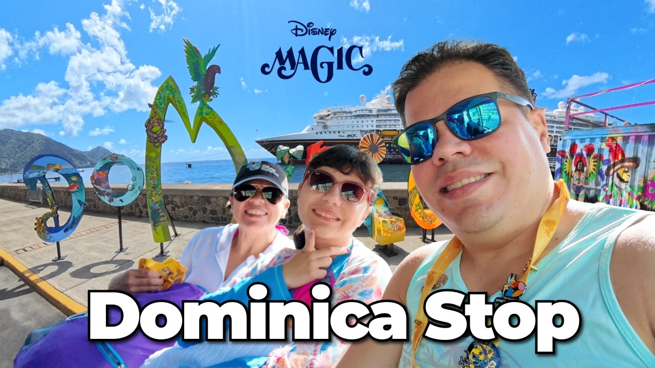 Disney Magic Day 5 in Dominica | Mero Beach, Island History, and Black Sand Shores | Port Excursion
