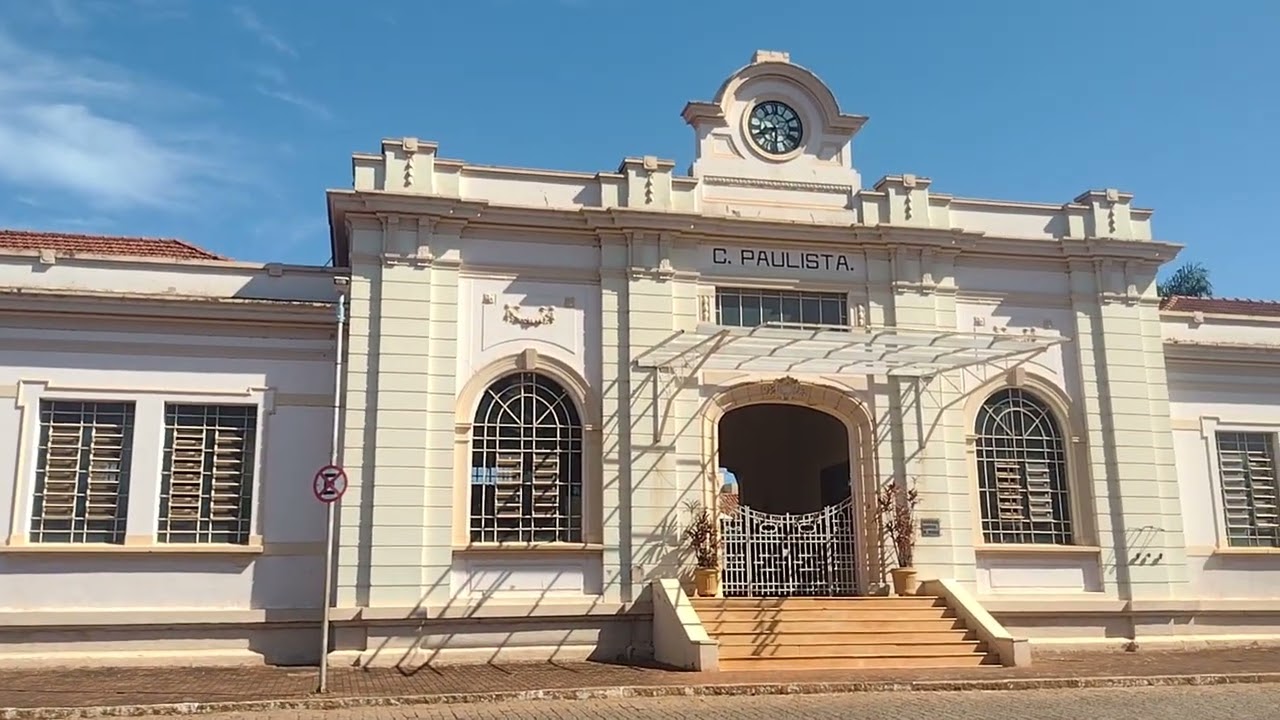 ESTAÇÃO FERROVIÁRIA DE BARRETOS SP DA CIA PAULISTA 01/03/26 DOMINGO A TARDE